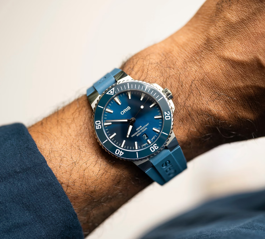 Часы ORIS  Мужские швейцарские часы, автоматический механизм, сталь, 41,5 мм